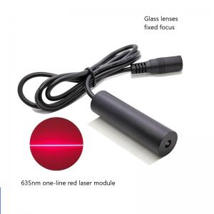 16X60mm 635nm 100mw glass lens line red laser module 16X60mm 635nm 100mw glass lens line red laser module